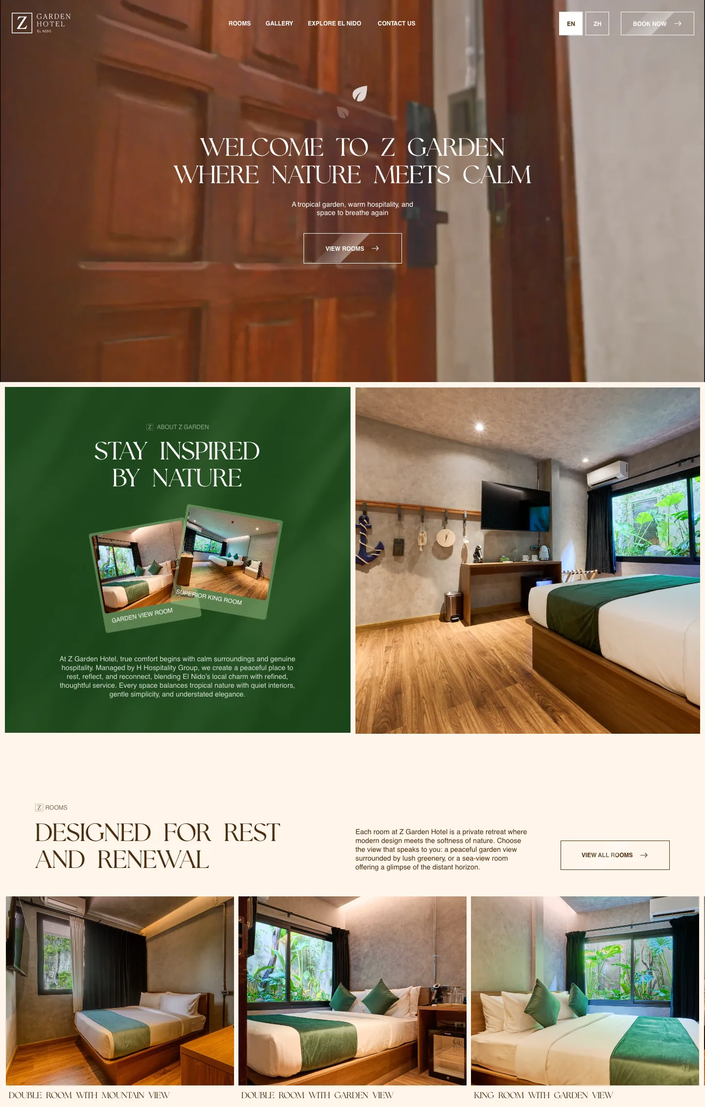Screenshot: zgardenhotel.com