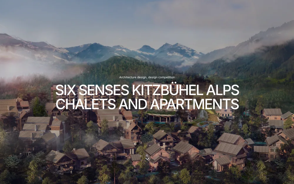 Скриншот: iaw-architects.com/sixsenseskitzbhelalpschaletsandapartments