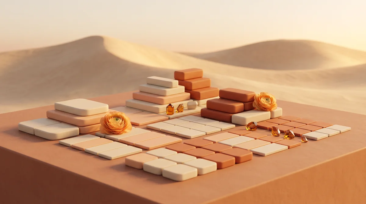 Modular tiles laid out like a component library
